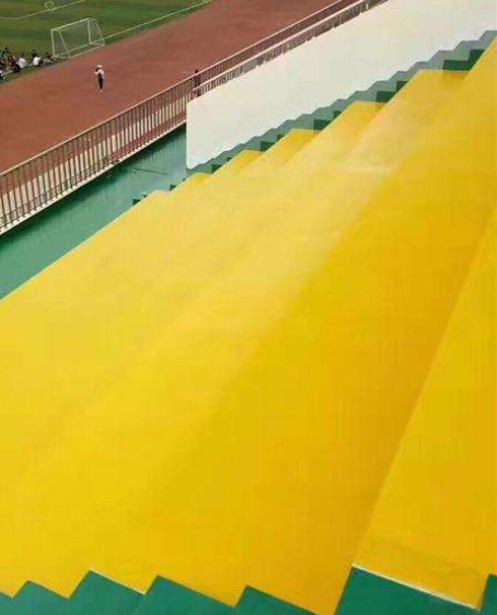 呼和浩特球场台阶翻新修补改造